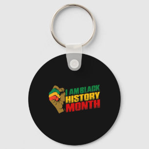 Chaveiro Eu Sou o Mês da História Negra Orgulho Afro-Americ