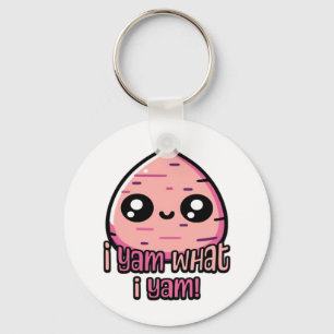 Chaveiro Eu Sou O Que Eu Sou! Clássico do Yam Pun Cute