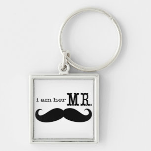 Chaveiro Eu sou o Sr. Mustache.
