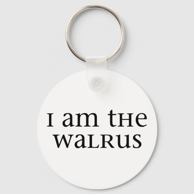 Chaveiro Eu sou o Walrus (Frente)