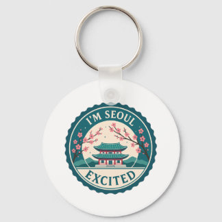 Chaveiro Eu sou Seoul Excitado Coreia