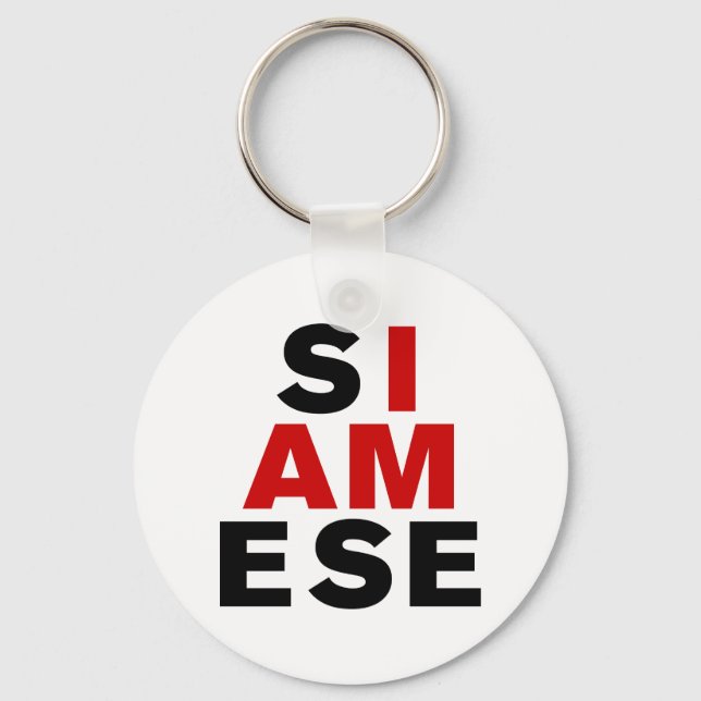 CHAVEIRO EU SOU SIAMESE (Frente)