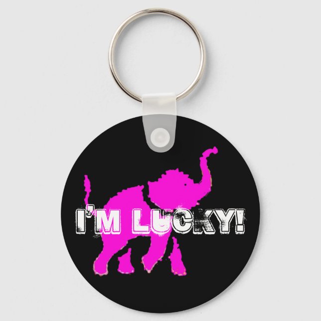 Chaveiro Eu sou sortudo! (Frente)