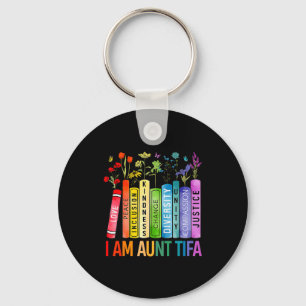 Chaveiro Eu Sou Tia Tifa Direitos Humanos Floral Mulheres H