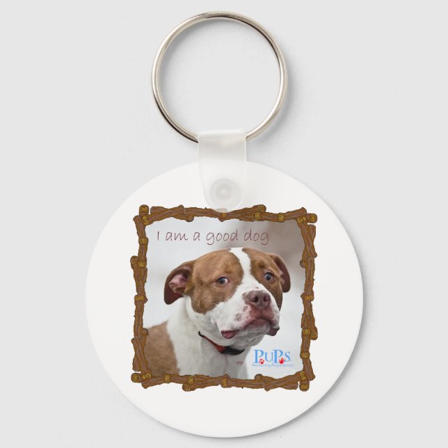 Chaveiro Eu sou um bom cachorro (Frente)