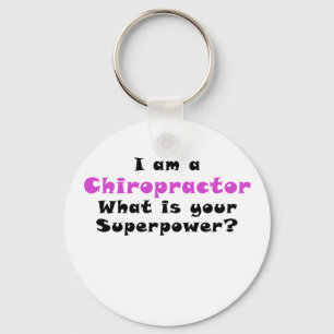 Chaveiro Eu sou um Chiropractor o que é sua superpotência