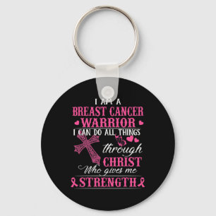 Chaveiro Eu Sou Um Guerreiro De Cancer De Mama Eu Posso Faz
