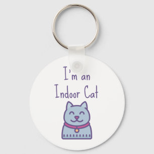 Chaveiro Eu sou um lóbi de Gato Engraçado e Engraçado