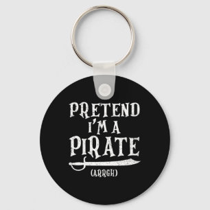 Chaveiro Eu sou um pirata da Festa de Figurino de Arrgh Pir