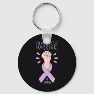 Chaveiro Eu sou um ribo roxo do Dia da Consciência do Guerr