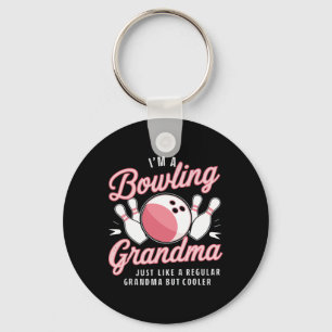 Chaveiro Eu sou uma Boliche vovó Boliche Engraçada Bowler
