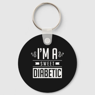Chaveiro Eu sou uma doce consciência diabética Insulina Dia