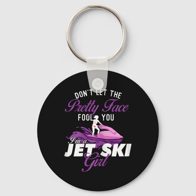 Chaveiro Eu Sou Uma Garota De Jet Ski - Amante De Jet Ski F (Frente)