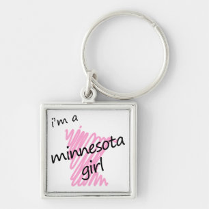 Chaveiro Eu sou uma menina de Minnesota