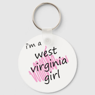 Chaveiro Eu sou uma menina de West Virginia