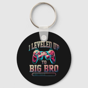 Chaveiro Eu Subi de Nível Para Irmão Mais Velho Gamer Diver