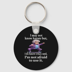 Chaveiro Eu talvez não saiba Karate, mas eu sei o que é lou