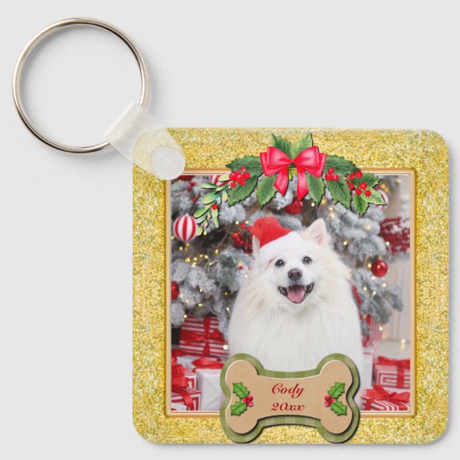 Chaveiro Eu Te Adoro No Natal Presente Personalizado Para C (Frente)