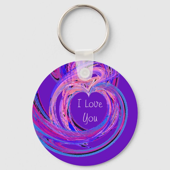 Chaveiro Eu Te Amo (Frente)