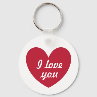Chaveiro "Eu te amo"