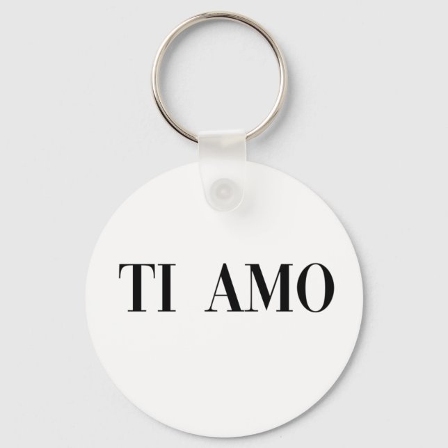 Chaveiro Eu te amo língua italiana pulseira de letras (Frente)