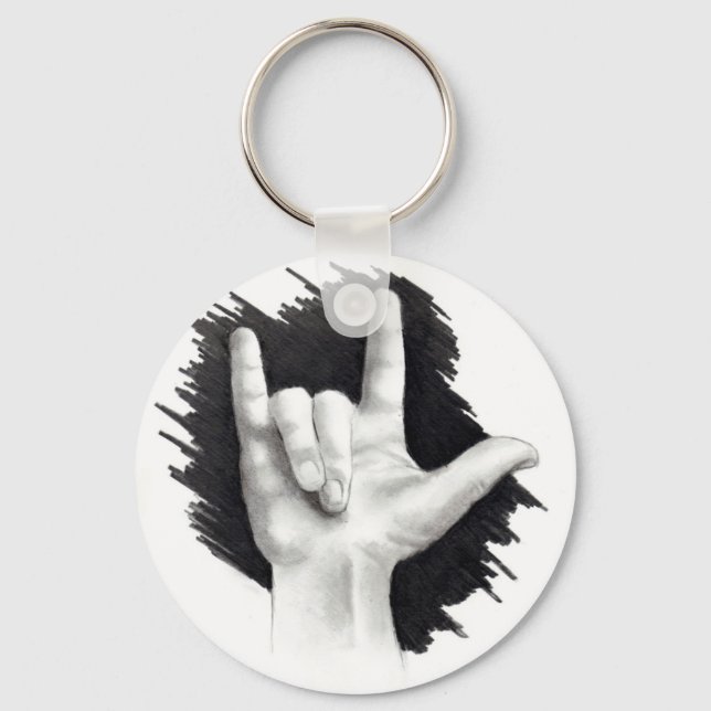 CHAVEIRO EU TE AMO NO MEIO #2 (Frente)