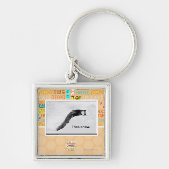 Chaveiro Eu tenho a neve (Frente)