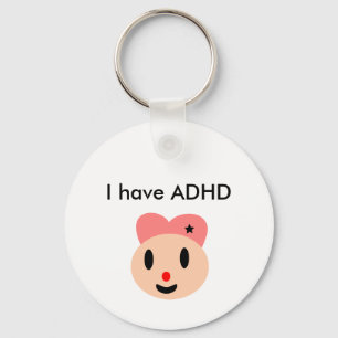 Chaveiro Eu tenho ADHD