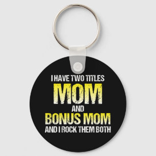 Chaveiro Eu Tenho Dois Títulos Mamãe E Bonus Mãe