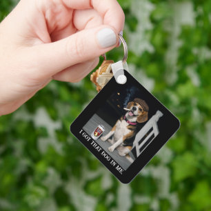 Chaveiro Eu Tenho Esse Cachorro Em Mim, Personalidade Engra