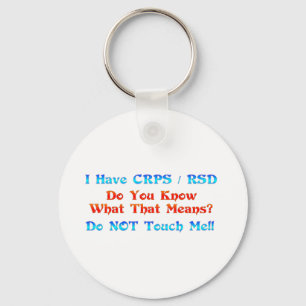 Chaveiro Eu tenho RSD CRPS Você Sabe O Que Isso Significa