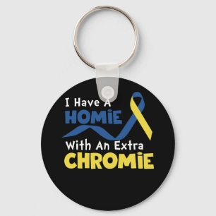 Chaveiro Eu Tenho Uma Casa Com Uma Síndrome De Chromie Aba