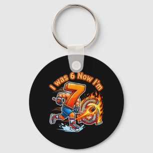 Chaveiro Eu Tinha 6 Anos Agora Tenho 7 Hóquei 6 7 Aniversár
