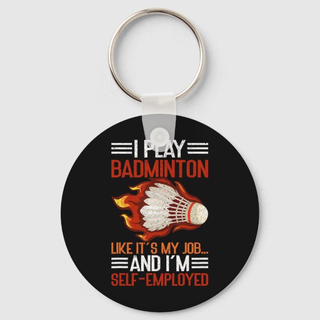 Chaveiro Eu toco como se fosse o meu trabalho e sou um trab (Frente)