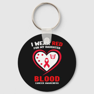 Chaveiro Eu Uso Vermelho Para a Conscientização do Câncer d