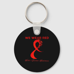 Chaveiro Eu Uso Vermelho Para Combater a Conscientização so