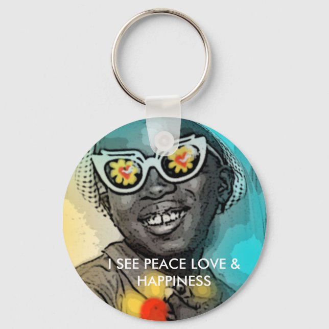 CHAVEIRO EU VEJO A CHAVE DO AMOR DA PAZ E DA FELICIDADE (Frente)