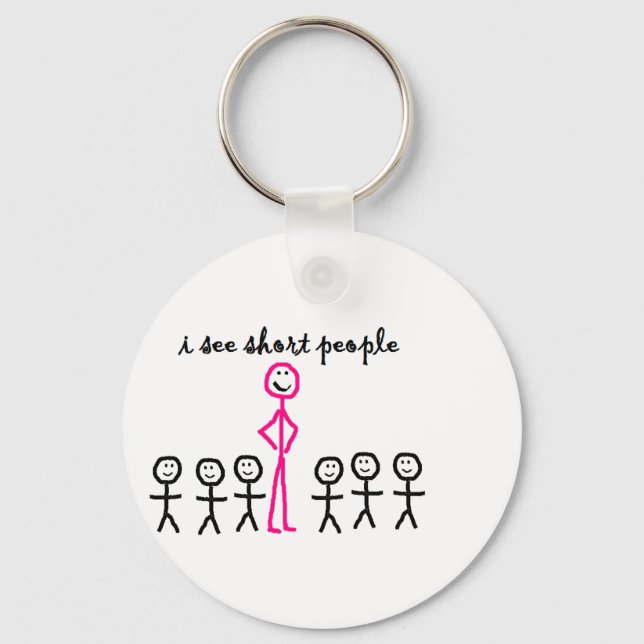 Chaveiro Eu Vejo Pessoas Curtas (Frente)