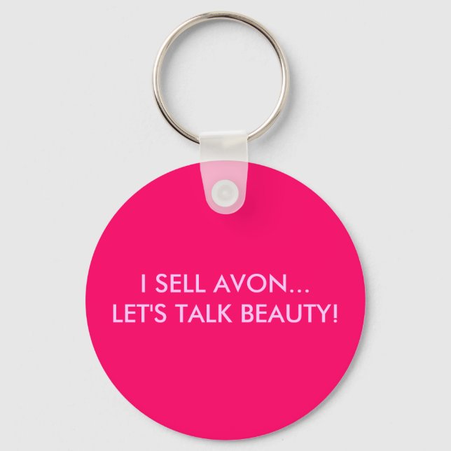 CHAVEIRO EU VENDO AVON...VAMOS FALAR BELEZA! (Frente)
