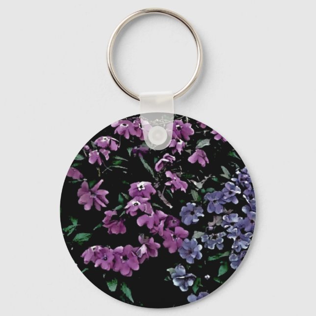 Chaveiro Eu vim para o Garden Alone Floral (Frente)