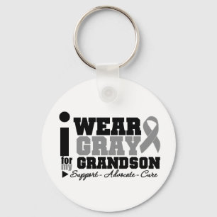 Chaveiro Eu visto a fita cinzenta para meu neto