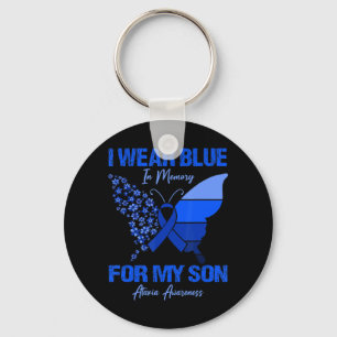 Chaveiro Eu Visto Azul Na Memória Para O Meu Filho Ataxia C