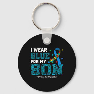 Chaveiro Eu Visto Azul Para O Meu Filho Autismo Sensibiliza