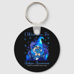 Chaveiro Eu Visto Azul Para O Reconhecimento Autismo Entend