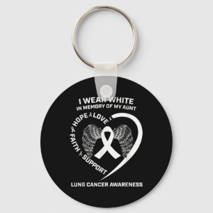Chaveiro Eu Visto Branco Em Memória Da Minha Tia, Cancer Pu