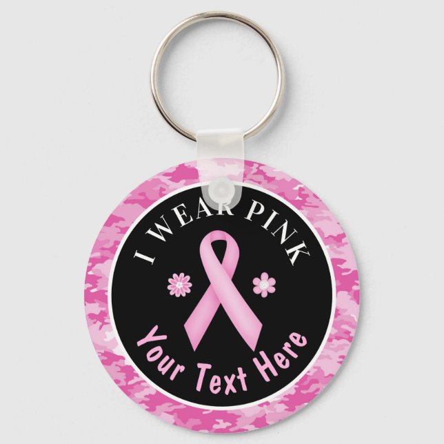 Chaveiro Eu Visto Chave de Camuflagem de Consciência do Can (Frente)