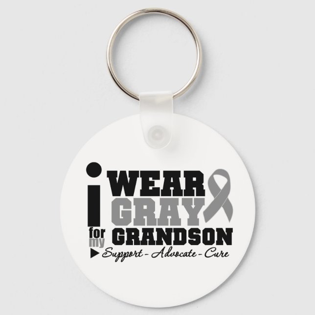 Chaveiro Eu Visto Fita De Cinza Para Meu Avô (Frente)