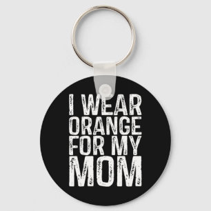 Chaveiro Eu Visto Laranja Para A Minha Mãe Sensibilização P