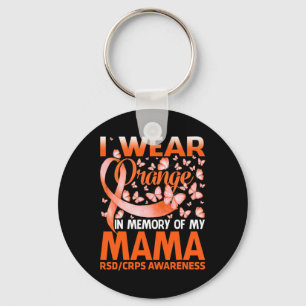 Chaveiro Eu Visto Laranja Para A Minha Mama Rsd Crps Consci