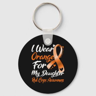 Chaveiro Eu Visto Laranja Para Minha Filha Rsd Crps Consciê